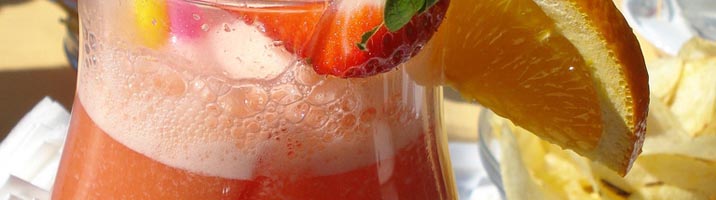 Cocktail analcolico a base di frutta